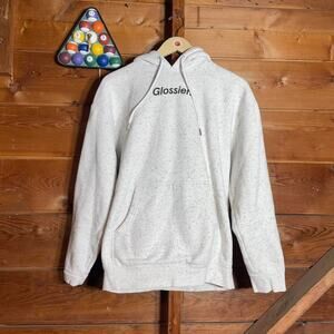 Womens glossier spell out hoodie